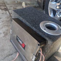 600 Watts Amplifier With 10' Inch Inch Subwoofer 