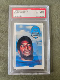 BUBBA SMITH 1970 Kellogg's #46 PSA Graded Card NM-MT 8 NFL Baltimore Colts