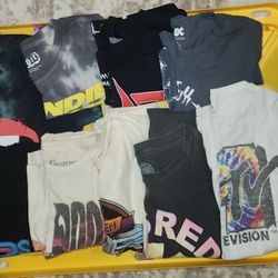 26 T-Shirts (7 Band Shirts and 17 Misc Shirts( (Great For Reselling)