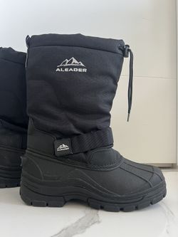 ALEADER Men's Winter Waterproof Insulated Shell Warm Inner Comfortable Outdoor Snow Boots