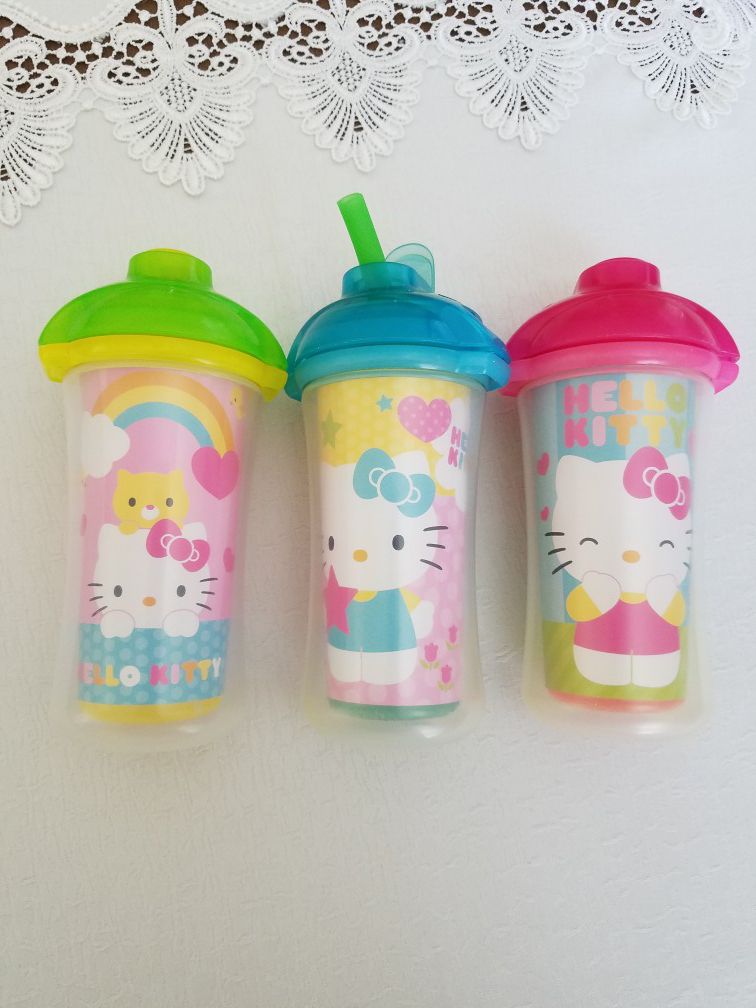 Hello Kitty 3 Insulated Cups- kids