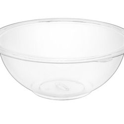 4- 160 oz. Clear Plastic Round Catering / Serving Bowl $4 each