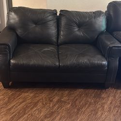 Loveseat 66” long 36” wide and 33” Brown 