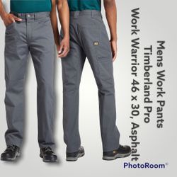 Mens Work Pants by Timberland Pro, Size 46 X 30, Asphalt 