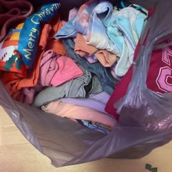 Bag Full Of Little Girl Clothes 
