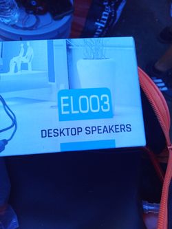 Black EL003 Desktop Speakers