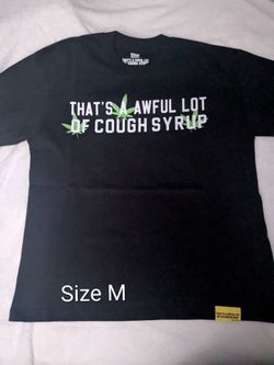 black cough syrup shirt size medium