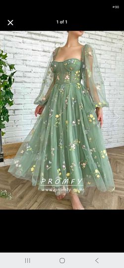 Dresses Flower Embroidery Tulle Formal