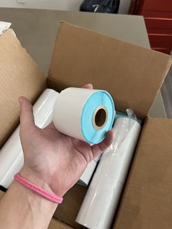 Label Paper Rolls, Assorted Sizes - $10-15 OBO /box