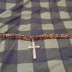 Cross Hemp Necklace 