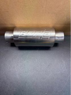 Borla center in/out stainless steel resonator universal