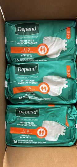 Briefs size 35-49. 3 packs of 16