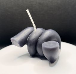 Abstract Swirl Candle