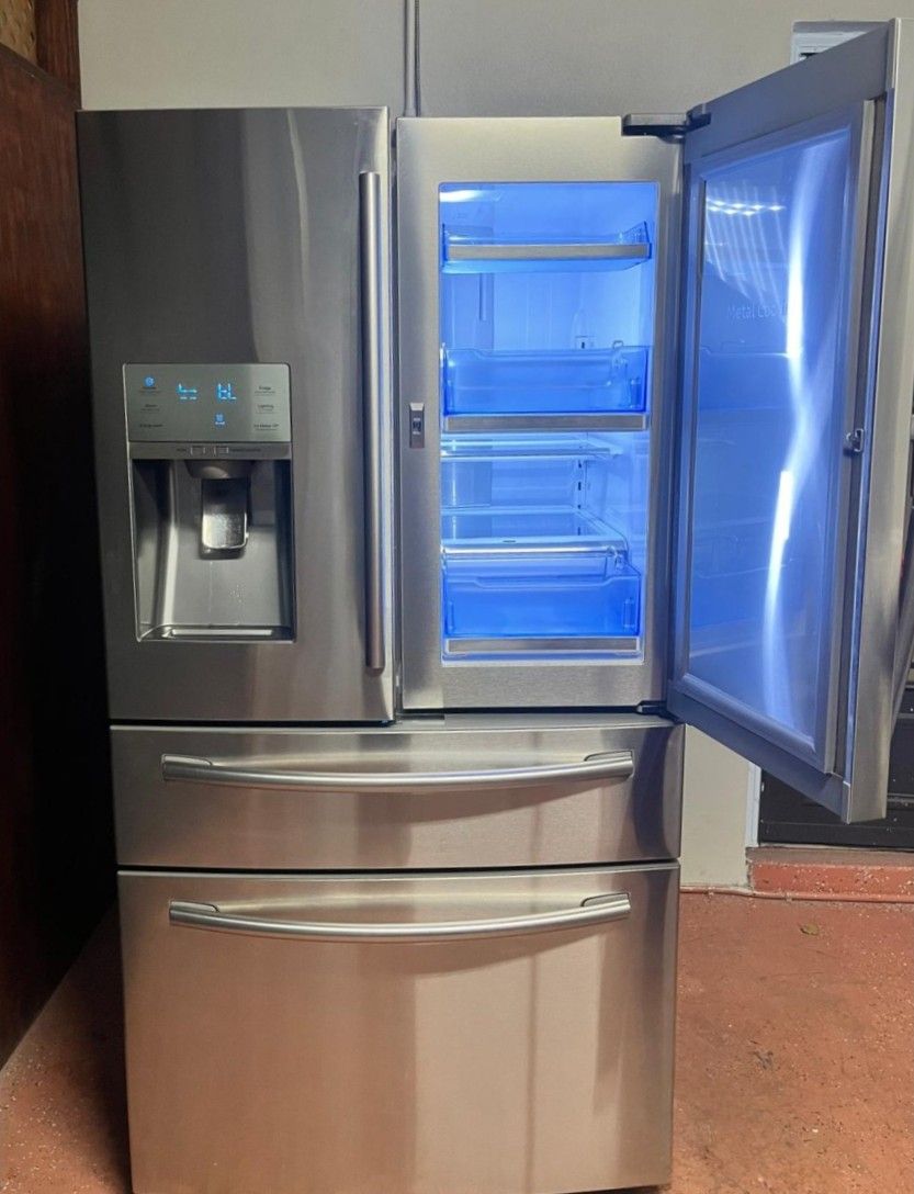 ✨️✅️🔆"Samsung"  4-Doors Fridge with Grab-and-Go door Cooling perfectly fine🔆✅️✨️