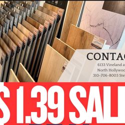 WATERPROOF VINYL FLOORING FOR SALE ! Installers Are Available $1.39