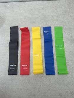 Five Pack Resistance Bands