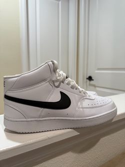 Nike Court Vision Mid White Sneaker