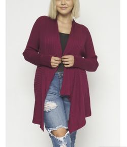 Wine Cardigan
