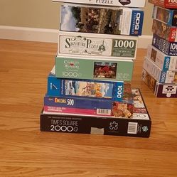 500 to 1500 peice puzzles 