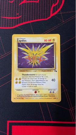 Zapdos 15/62 - Fossil - Holo
