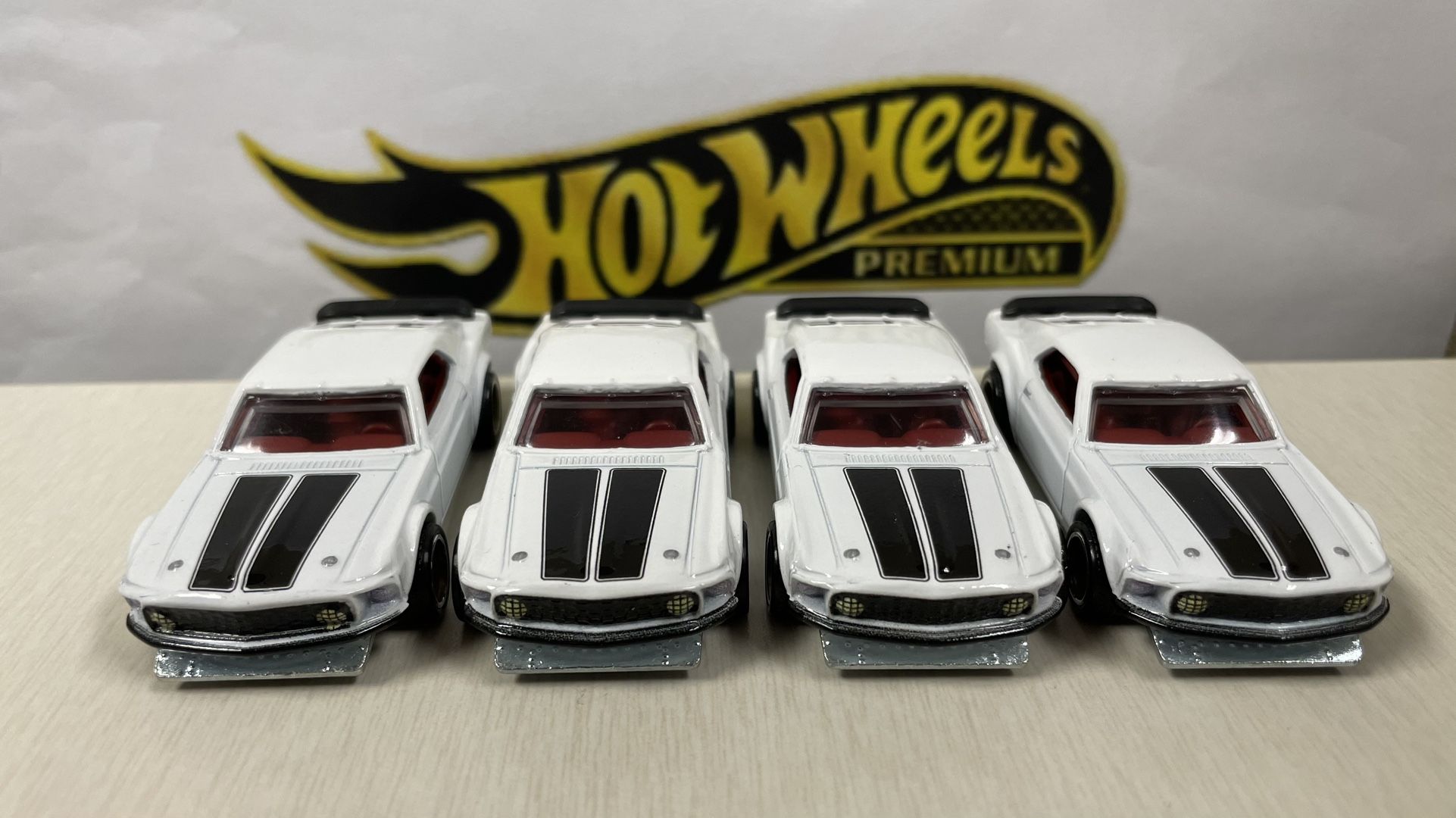 Hot Wheels Premium Fast & Furious 1969 Ford Mustang Boss 302 Lot Of 4 Loose