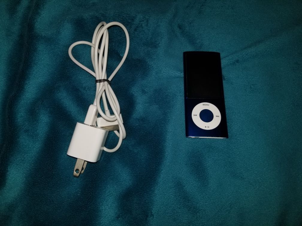 Apple iPod nano 5th Generation Blue 16 GB MC064LL A1320 1.0.2 PC TESTED