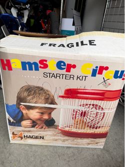 Vintage hamster cage, new, everything included plus extras