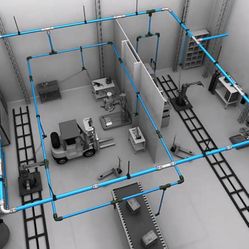 Full Aluminum Shop Air Air System, Professional Install Available