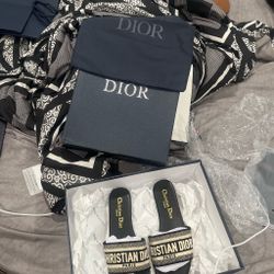 Women Christian Dior Slides