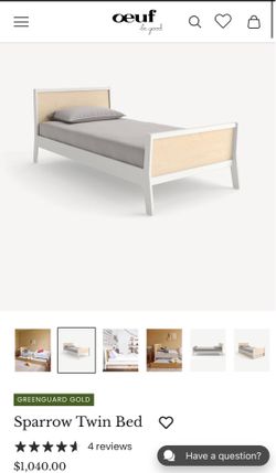 Oeuf Sparrow Twin Bed