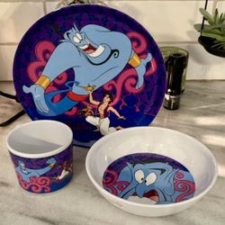 New Vintage 1990s  Aladdin  Dinnerware Set