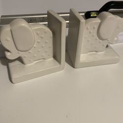 Elephant Bookends 