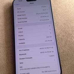 16 Pro Max 256gb Unlocked