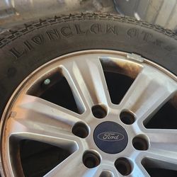 4 tires and rims17 Like New Ford F150