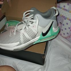 LeBron Witness 7 in the "Grey Fog / Multi-Color" colorway