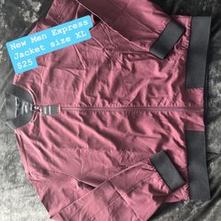 New Men Express Light Bomber Jacket Size XL