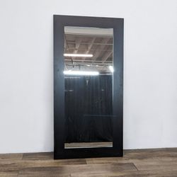 Elegant Full-Length Black Framed Mirror