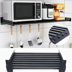 Microwave Oven Rack Kitchen Shelf