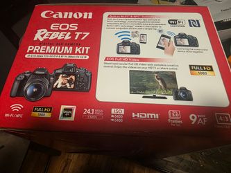 Canon EOS Rebel T7 DSLR Premium Kit