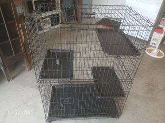 Outdoor cat cage