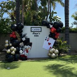 Backdrop For Parties And Events  Casino Theme 