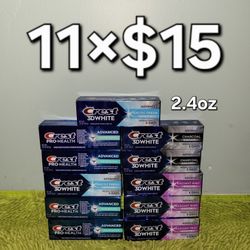 11 Crest Toothpaste 2.4oz
