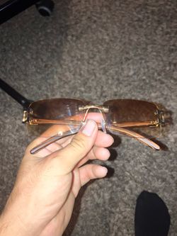 Brown Cartier glasses