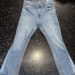 Flared Denim Jeans
