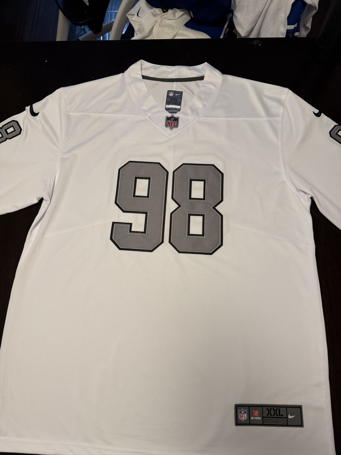 Raiders Maxx Crosby Alternate Jersey XXL