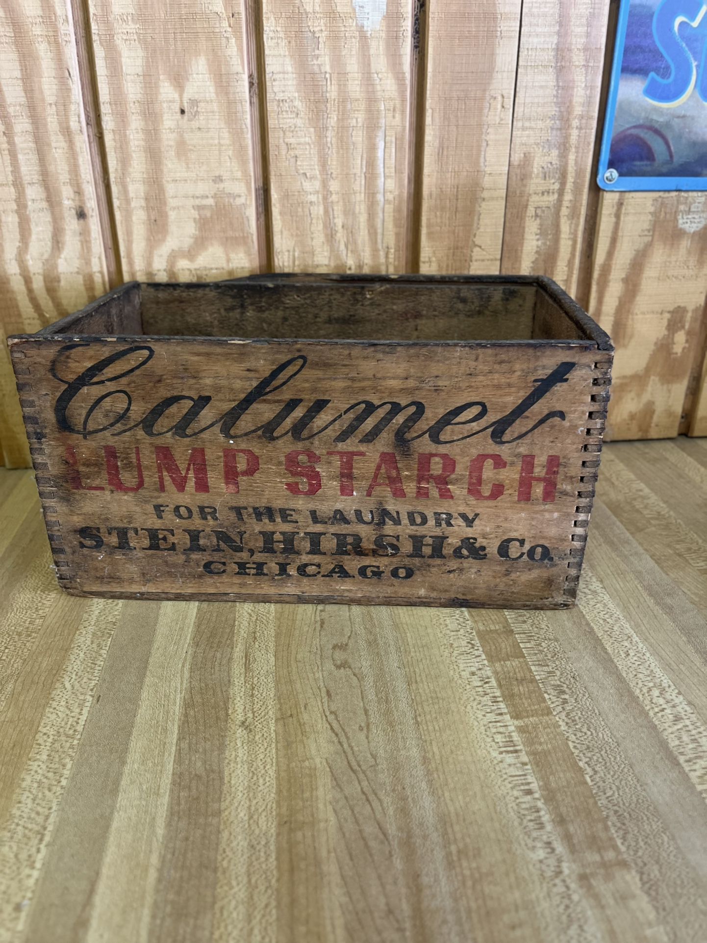 Vintage Wooden Crate (see Pics For Measurement)