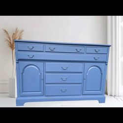 Custom painted sideboard/dresser, solid wood construction