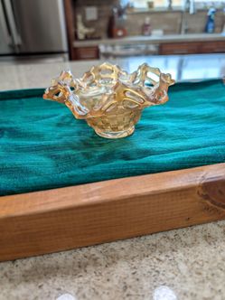 Fenton Marigold Carnival glass