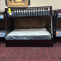 Twin Over Full Bunk Bed 