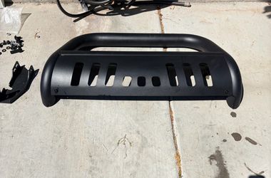 Matte Black Truck Bull Bar Push Bumper Guard